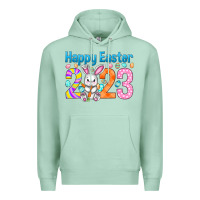 Seafoam Happy Easter 2023 Easter Day Premium Hoodie - HowdyJamesFarm