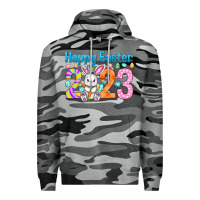 Slate Camo Happy Easter 2023 Easter Day Premium Hoodie - HowdyJamesFarm