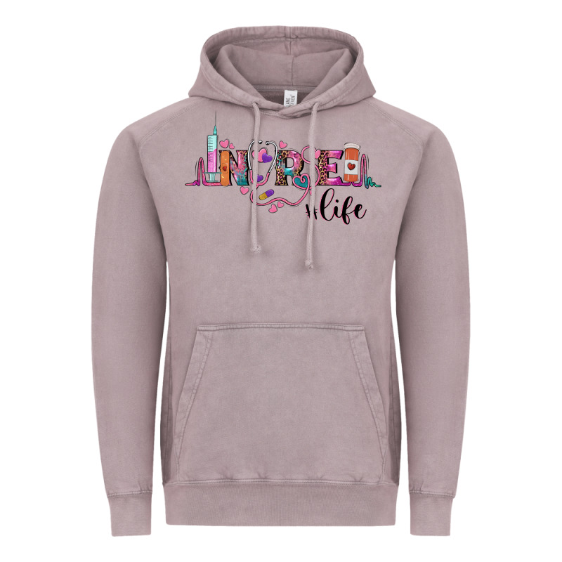 Nurse Life Vintage Hoodie by BarkalooDesign | Teevron