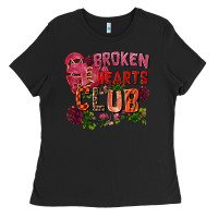 Black broken heart club Ladies Tee - FaDigitalArtStudio