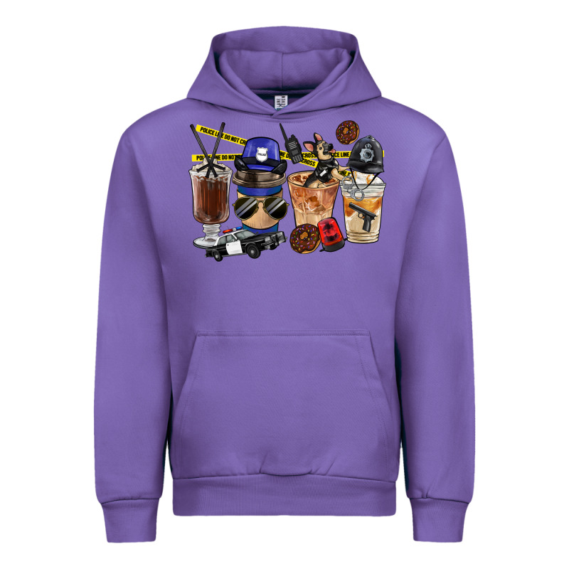 Police Coffee Cups Urban Hoodie by FaDigitalArtStudio | Teevron