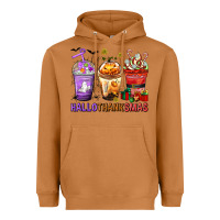 Meerkat hallothanksmas coffee cups Heavyweight Hoodie - texasbilliewilder