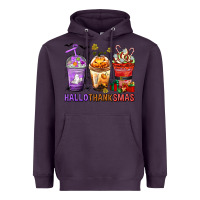 Plum hallothanksmas coffee cups Heavyweight Hoodie - texasbilliewilder