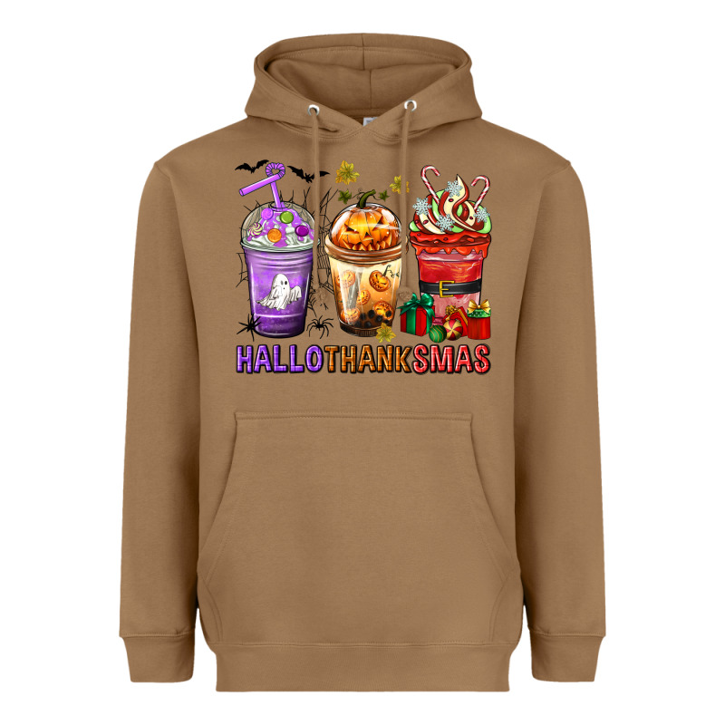 Hallothanksmas Coffee Cups Heavyweight Hoodie by texasbilliewilder | Teevron