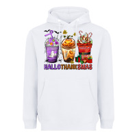 White hallothanksmas coffee cups Heavyweight Hoodie - texasbilliewilder