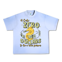 Grape Ice it costs zero dollars to be a nice person Urban Heavy Tee - MaliasSmallBusiness