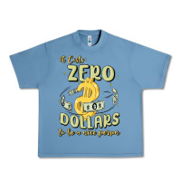 Pebble Blue it costs zero dollars to be a nice person Urban Heavy Tee - MaliasSmallBusiness