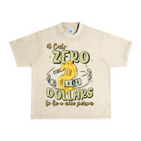 Sandshell it costs zero dollars to be a nice person Urban Heavy Tee - MaliasSmallBusiness