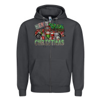 Smoke merry christmas Zipper Hoodie - SublimationCraftShop