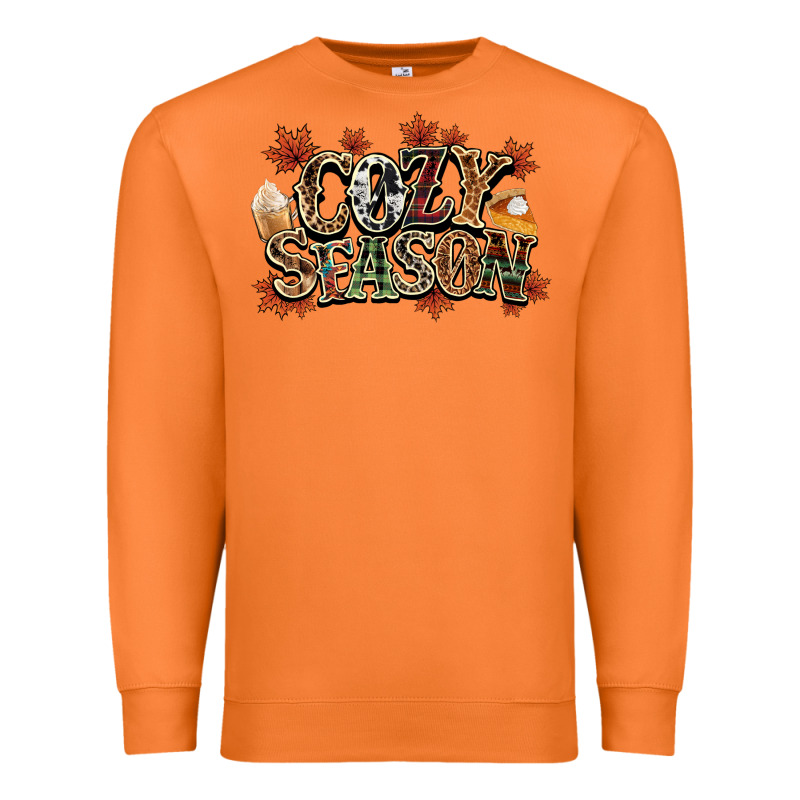 Cozy Season Fall Premium Sweatshirt by NancyCooperArtShop | Teevron