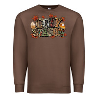Chestnut Cozy season Fall Premium Sweatshirt - NancyCooperArtShop