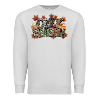 Dove Grey Cozy season Fall Premium Sweatshirt - NancyCooperArtShop