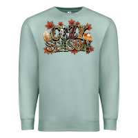 Seafoam Cozy season Fall Premium Sweatshirt - NancyCooperArtShop