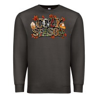 Smoke Cozy season Fall Premium Sweatshirt - NancyCooperArtShop