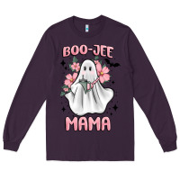 Plum boo jee mama Long Sleeve Tee - MaliasSmallBusiness