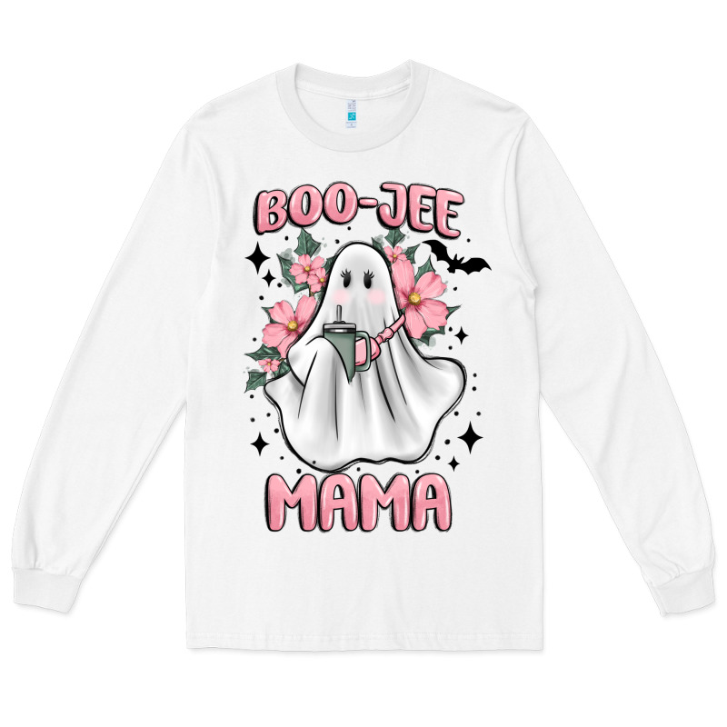 Boo Jee Mama Long Sleeve Tee by MaliasSmallBusiness | Teevron