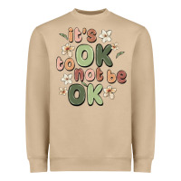 Mushroom it's ok to not be ok Heavyweight Sweatshirt - MaliasSmallBusiness