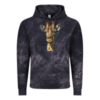 Cloud Black giraffe head Vintage Hoodie - LillyAllenDesigns
