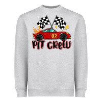 Pit Crew Boys Birthday Race Car Heavyweight Sweatshirt | Teevron