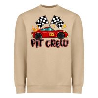 Mushroom pit crew boys birthday race car Heavyweight Sweatshirt - MaliasSmallBusiness