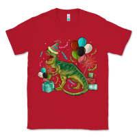 Red party t rex Classic Tee - MaliasSmallBusiness