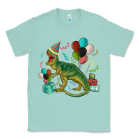Seafoam party t rex Classic Tee - MaliasSmallBusiness