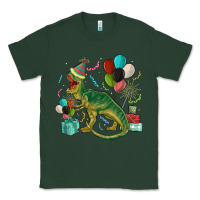 Sports Green party t rex Classic Tee - MaliasSmallBusiness
