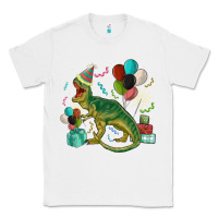 White party t rex Classic Tee - MaliasSmallBusiness