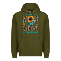 Army Green god gifted me two titles mom and gigi  and i rock them both Premium Hoodie - JahusDesignShop
