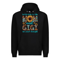 Black god gifted me two titles mom and gigi  and i rock them both Premium Hoodie - JahusDesignShop