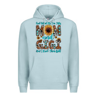 Blue Mist god gifted me two titles mom and gigi  and i rock them both Premium Hoodie - JahusDesignShop