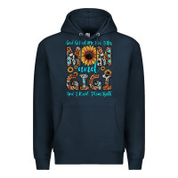 Navy god gifted me two titles mom and gigi  and i rock them both Premium Hoodie - JahusDesignShop
