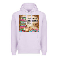 Lilac i have lived a thousand lives Premium Hoodie - TumblerDesignByShophia