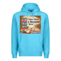 Ocean Blue i have lived a thousand lives Premium Hoodie - TumblerDesignByShophia