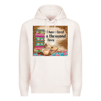 Pale Pink i have lived a thousand lives Premium Hoodie - TumblerDesignByShophia