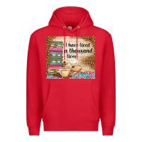 Red i have lived a thousand lives Premium Hoodie - TumblerDesignByShophia
