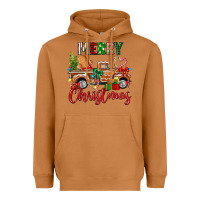 Meerkat merry christmas gingerbread truck Heavyweight Hoodie - texasbilliewilder