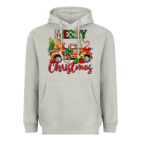 Moon Dust merry christmas gingerbread truck Heavyweight Hoodie - texasbilliewilder
