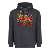 Smoke merry christmas gingerbread truck Heavyweight Hoodie - texasbilliewilder