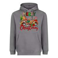 Storm merry christmas gingerbread truck Heavyweight Hoodie - texasbilliewilder