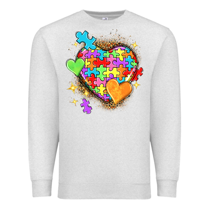 Autism Hearts Premium Sweatshirt by NancyCooperArtShop | Teevron