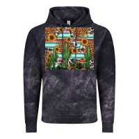 Cloud Black western cactus and sunflowers Vintage Hoodie - Jasminsmagicworld