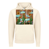 Vintage Artic western cactus and sunflowers Vintage Hoodie - Jasminsmagicworld