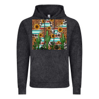 Vintage Black western cactus and sunflowers Vintage Hoodie - Jasminsmagicworld
