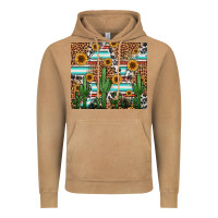 Vintage Camel western cactus and sunflowers Vintage Hoodie - Jasminsmagicworld