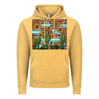 Vintage Mustard western cactus and sunflowers Vintage Hoodie - Jasminsmagicworld
