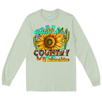 Matcha raised on country  sunshine Long Sleeve Tee - NancyCooperArtShop