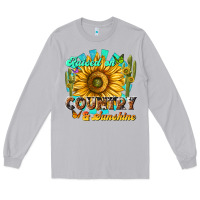 Moon Dust raised on country  sunshine Long Sleeve Tee - NancyCooperArtShop