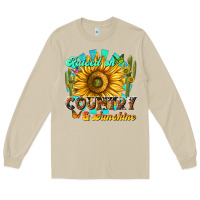 Mushroom raised on country  sunshine Long Sleeve Tee - NancyCooperArtShop