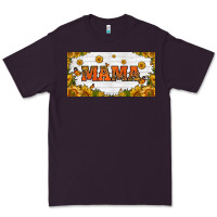 Plum sunflowers and butterflies mama license plate Premium Tee - HRA Design Shop